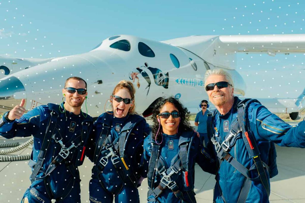 Virgin Galactic llevó a Richard Branson al espacio